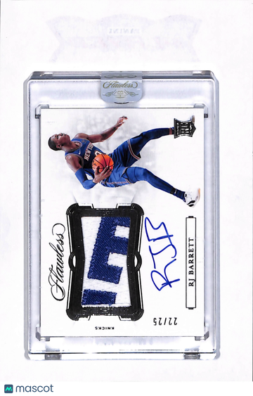 2020 Panini Flawless RJ Barrett #HP-RJB Patch