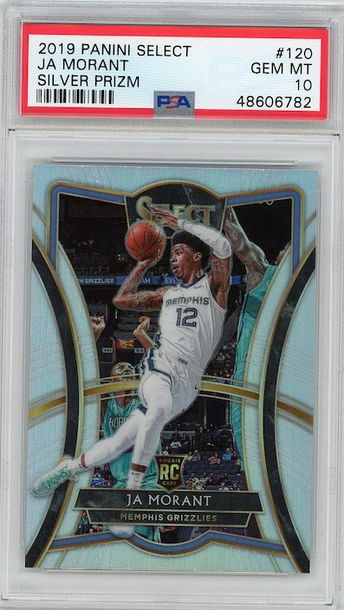 Ja Morant Select SILVER Premier PSA10 RC ROOKIE #120
