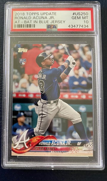 Ronald Acuna 2018 Topps Update #US250 PSA 10