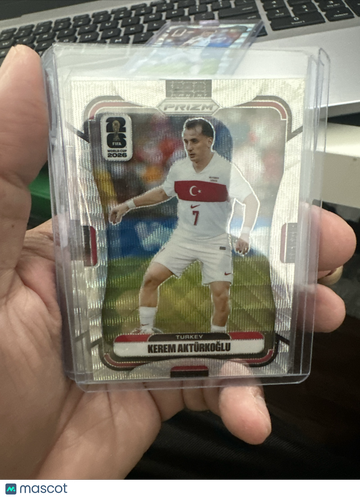 2026 Panini Prizm FIFA World Cup Kerem Aktürkoğlu #488 Silver Wave