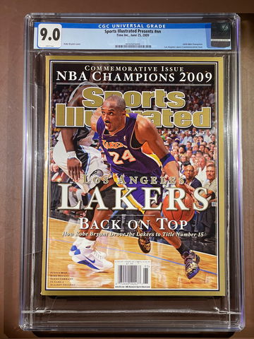 CGC Sports Illustrated 2009 NBA Champions Kobe Bryant June 25. 2009