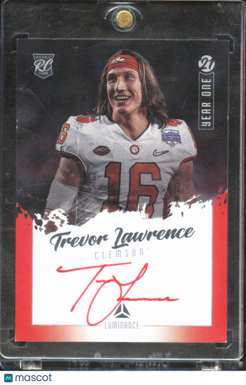 2021 Panini Luminance Year One Trevor Lawrence #YV-TL RC