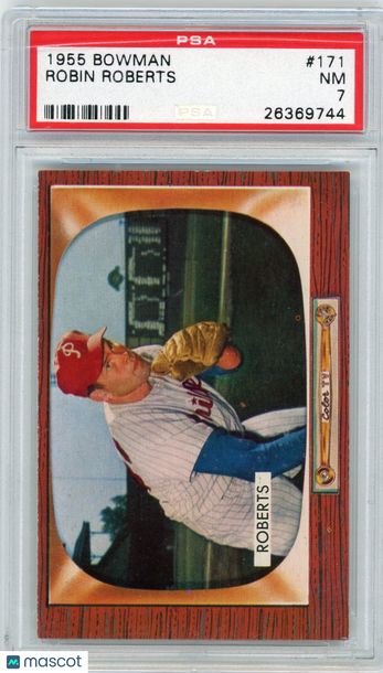 1955 Bowman Robin Roberts #171 PSA 7