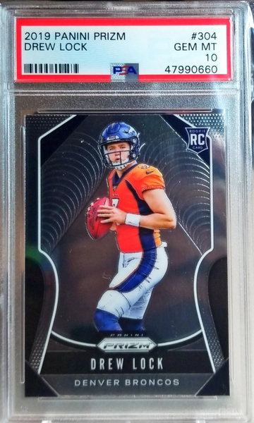 Drew Lock Prizm PSA 10 