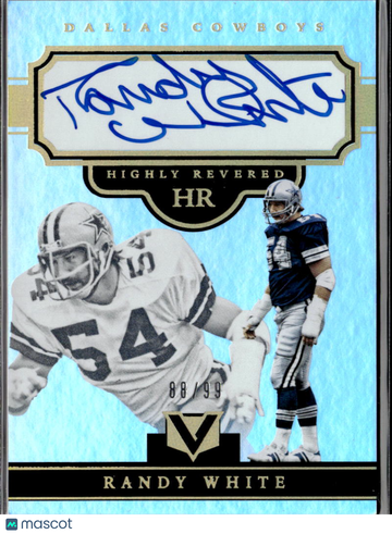 2018 Panini Vertex Highly Revered Randy White #HR-RW /99
