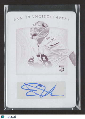 2016 Panini National Treasures Eli Harold #163 Printing Plate /1 RC