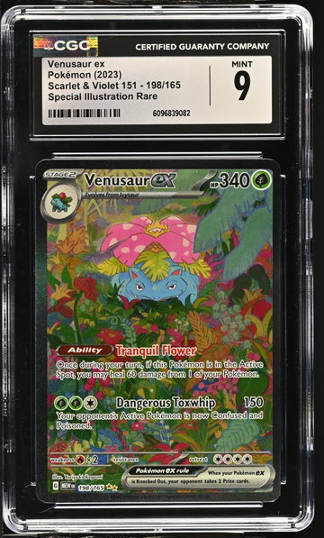 2023 Pokemon #198/165 Venusaur ex Special Illustration Rare CGC 9