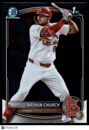 2025 Bowman Chrome Nathan Church #BCP-192 Bowman Chrome Prospects