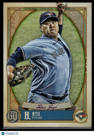 2021 Topps Gypsy Queen Hyun-Jin Ryu #98 Team Script Font Swap