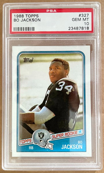 1988 Topps Super Rookie Bo Jackson RC PSA 10