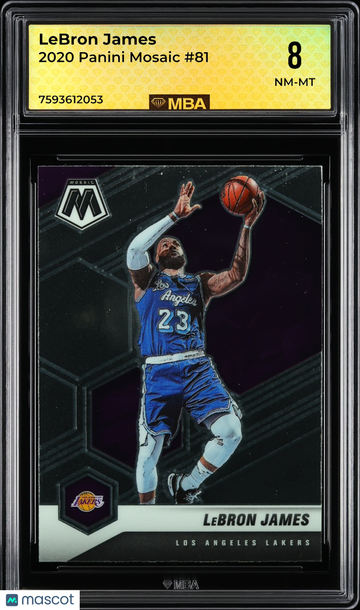 2020 Panini Mosaic LeBron James #81 MBA 8