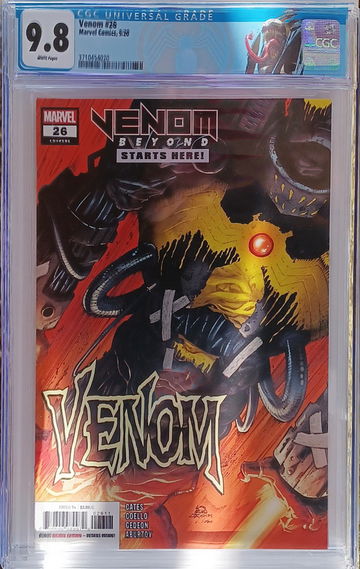 Venom #26 CGC 9.8 White Pages! 
