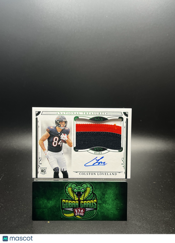 2025 Panini National Treasures Colston Loveland #166 RC Patch