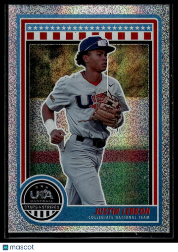 2025 Panini Stars & Stripes USA Baseball Justin Lebron #86 Opening Day