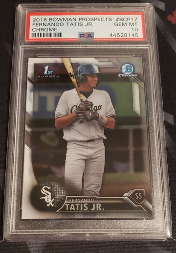 Fernando Tatis Jr 2016 Bowman Chrome BCP17