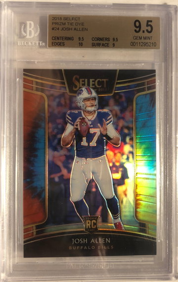 2018 Select Josh Allen Rookie Concourse Tiedye