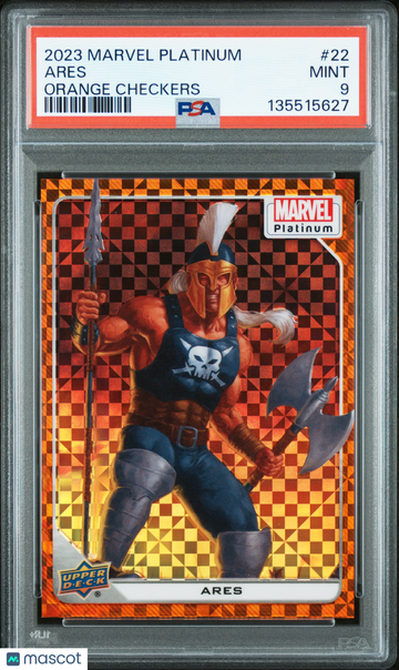 2023 Upper Deck Marvel Platinum Ares 22/33 #22 PSA 9