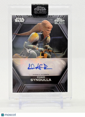 Topps Chrome Black Star Wars Robin Atkin Downes sealed autograph #AB-RAD