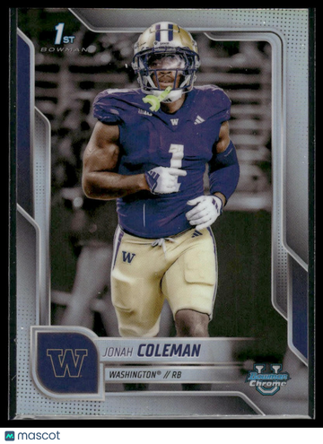 2025 Bowman Chrome Jonah Coleman #18 Refractor 1st Bowman