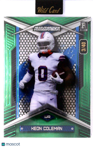 2024 Wild Card Alumination Keon Coleman #DC-KC /40