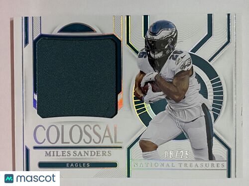 2020 Panini National Treasures Miles Sanders Colossal patch /25