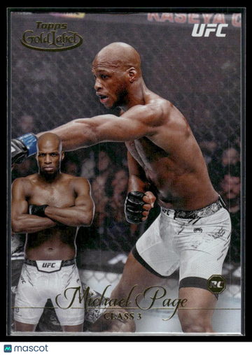 2024 Topps Gold Label UFC Michael Page #65 Class 3 RC
