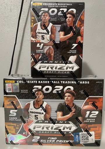 2020 Panini Prizm Basketball Draft Picks (1) Mega Box & (1) Blaster Box