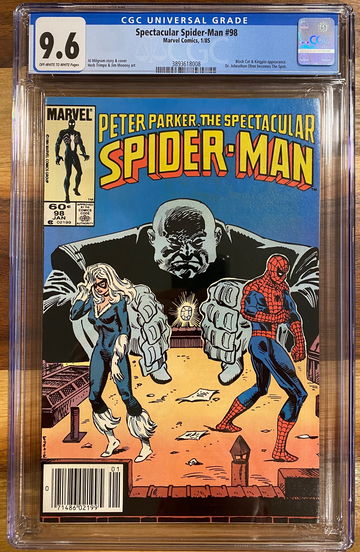 Spectacular Spider-Man 98 CGC 9.6 1st appearance of The Spot