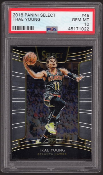 Trae Young 2018 Select #45 PSA 10