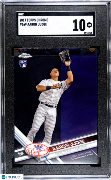 2017 Topps Chrome Aaron Judge #169 SGC 10