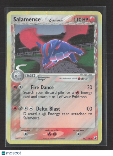 2005 EX Delta Species Salamence Holo Rare #14/113
