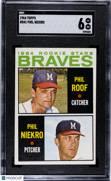 1964 Topps Phil Niekro #541 SGC 6