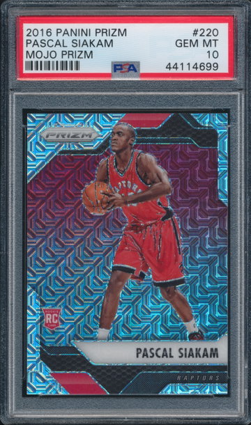Pascal Siakam Prizm Mojo PSA 10 #/25
