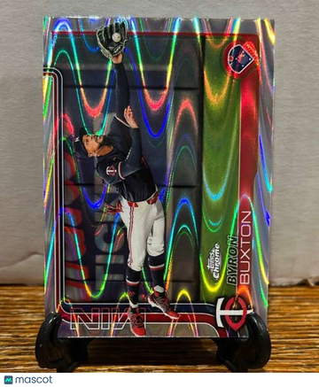 2025 Topps Chrome - Raywave Refractors Byron Buxton #172
