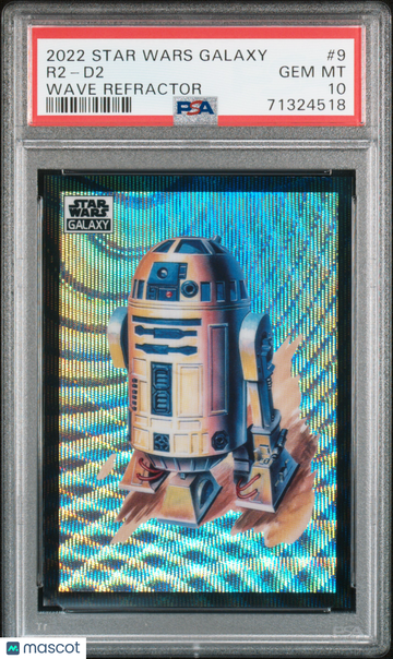 2022 Topps Chrome Star Wars Galaxy R2-D2 #9 PSA 10