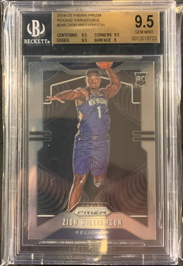 Zion Williamson Prizm Variation Rookie