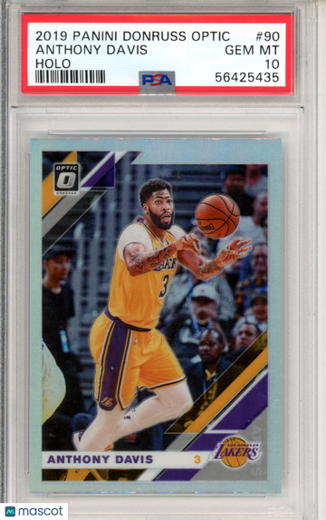 2019 Panini Donruss Optic Anthony Davis #90 Holo PSA 10