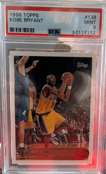 Kobe Bryant 1996 Topps Rookie
