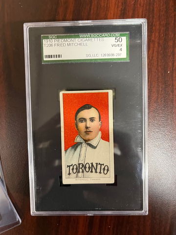 T206 Fred Mitchell SGC 4 Piedmont 350