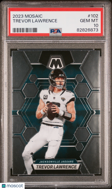 2023 Panini Mosaic Trevor Lawrence #102 PSA 10