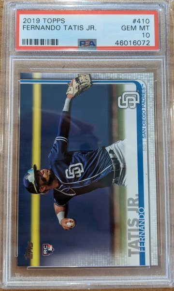 2019 Topps Series 2 Fernando Tatis Jr. 410 PSA 10