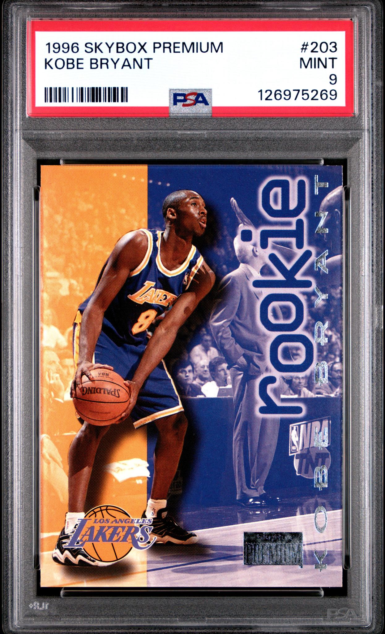 1996 Skybox Premium Kobe Bryant Rookie #203 PSA 9 | Card Ladder