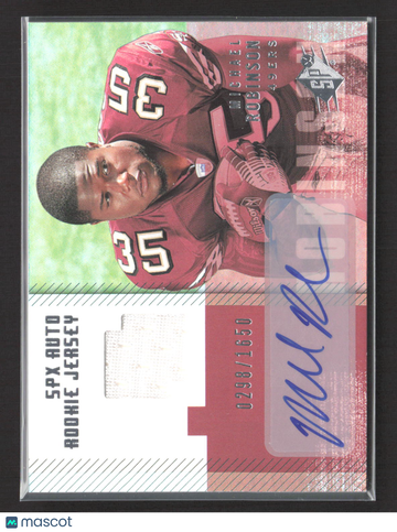 2006 Upper Deck SPx Michael Robinson #211 0298/1650 Memorabilia Jersey Auto