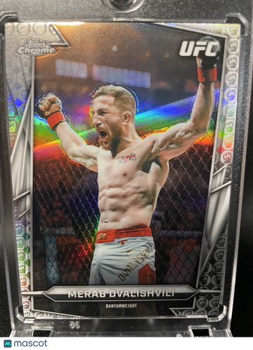 2026 Topps Chrome UFC Merab Dvalishvili #50 Refractor