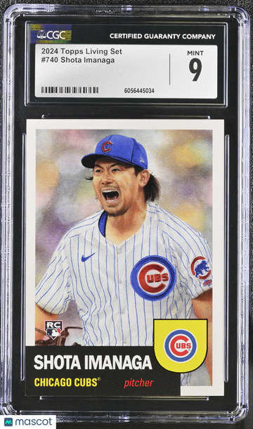 2024 Topps Living Set Shota Imanaga #740 CGC 9