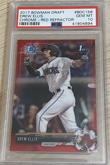 Drew Ellis Red /5 PSA 10
