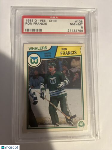 1983 O-Pee-Chee Ron Francis #138 Base Set PSA 8