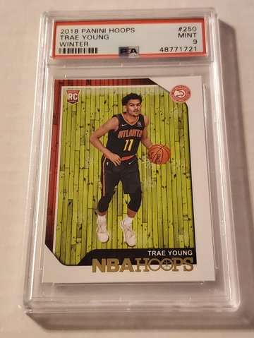 Trae Young 2018 Hoops Winter PSA 9 RC