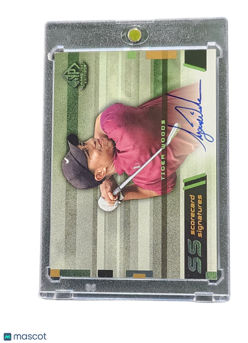 2003 Upper Deck SP Game Used Edition Scorecard Signatures Tiger Woods #SS-TW11