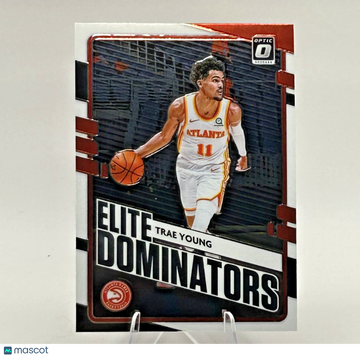 2020-21 Panini Donruss Optic Trae Young #10 Base Insert Atlanta Hawks Basketball Card